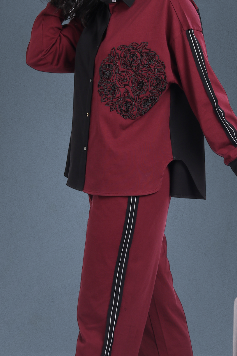maroon
