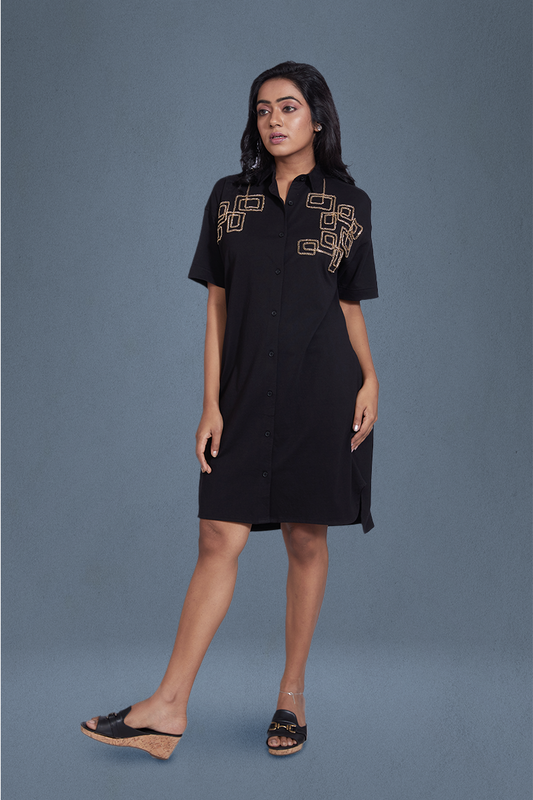 Chains Shirt Dress